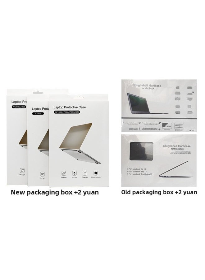 Generic - For Apple Laptop Case Macbookair13 Protective Case Pattern Printed Soft Case Direct Sale-Color:Please Note Hollow Or Flat When Placing An Order.-Applicable Model:Pro13(A1278) - Image 1