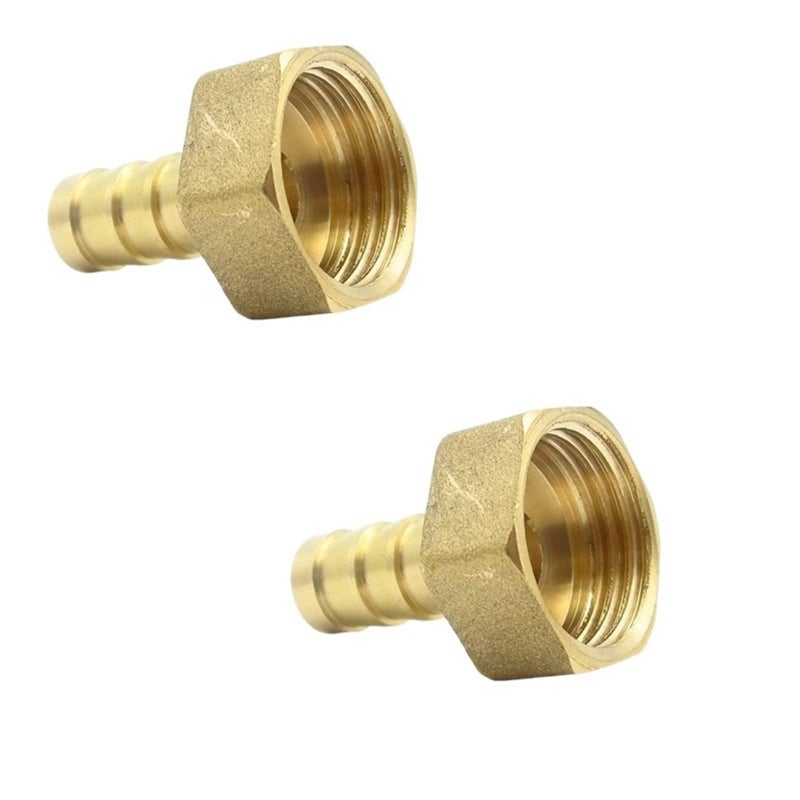 Brass Hose Barb Connector 6mm Barb X 1 2 Inch Female BSP Thread Fitting - Image 2