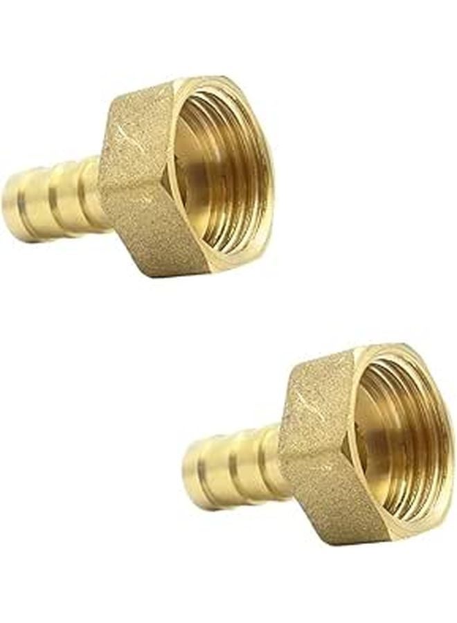 Brass Hose Barb Connector 6mm Barb X 1 2 Inch Female BSP Thread Fitting - Image 1