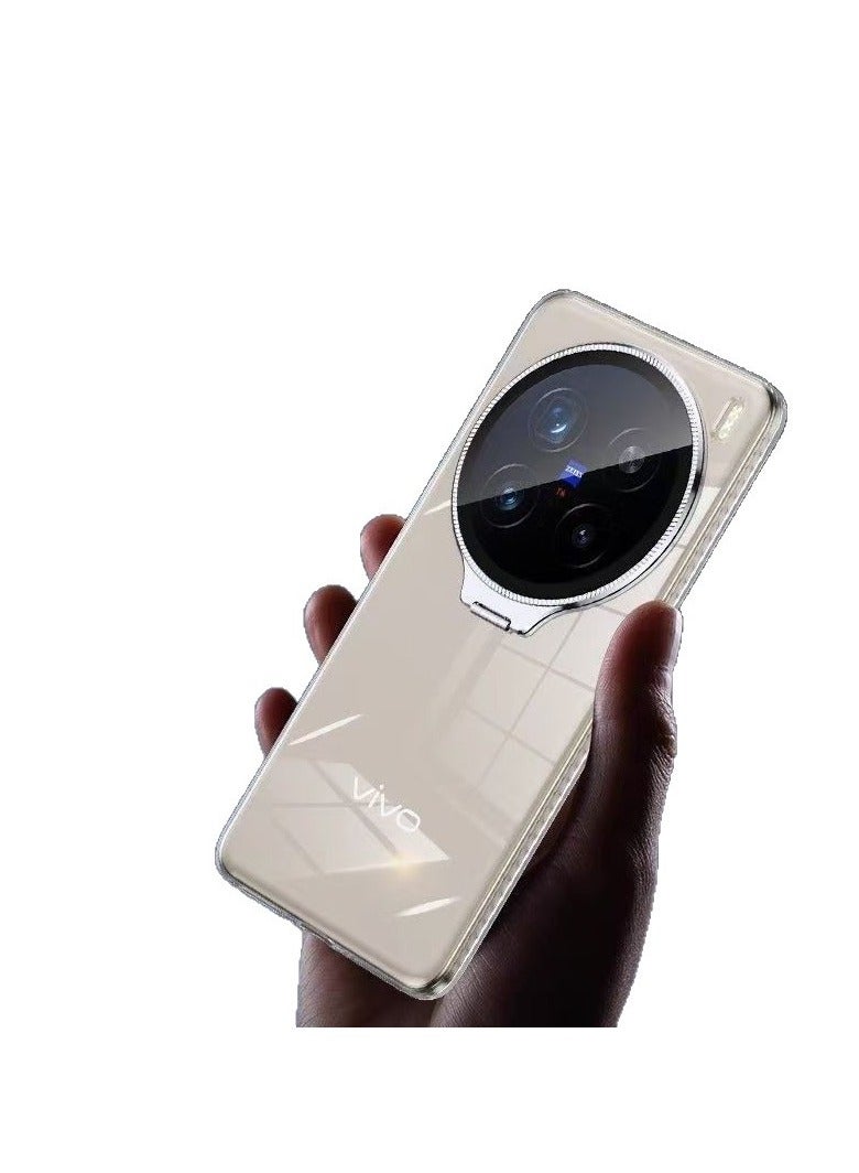 general Transparent Protective Case for vivo X300 Pro Crystal-clear scratch-resistant back cover Includes invisible lens cover holder and lens protection film Anti-yellowing and oil-resistant - Image 5