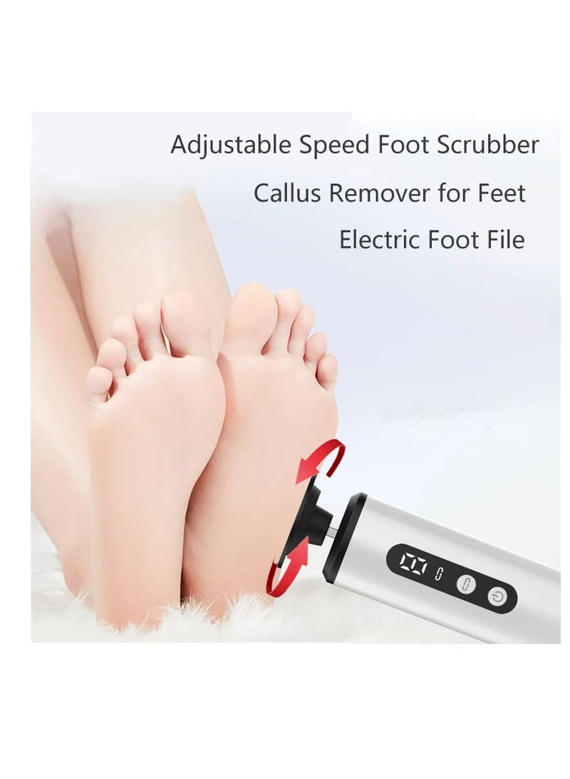 إيفرين جهاز كهربائي لإزالة مسامير القدم، محمول 1200 مللي أمبير/ساعة قابل لإعادة الشحن، 1-9 إعدادات سرعة قابلة للتعديل، مبرد قدم كهربائي للعناية بالقدمين، العناية بالأظافر، للاستخدام المنزلي وأثناء السفر (ذهبي) - Image 4