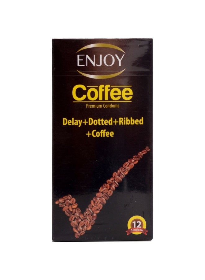 12 واقي ذكري بنكهة القهوة
