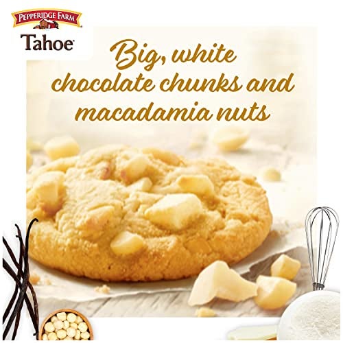 Pepperidge Farm Tahoe Crispy White Chocolate Macadamia Nut Cookies, 7.2 OZ Bag (8 Cookies) - Image 2