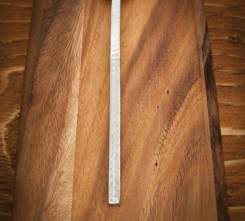 Stainless Steel Hammered Ice Tongs (7" L)