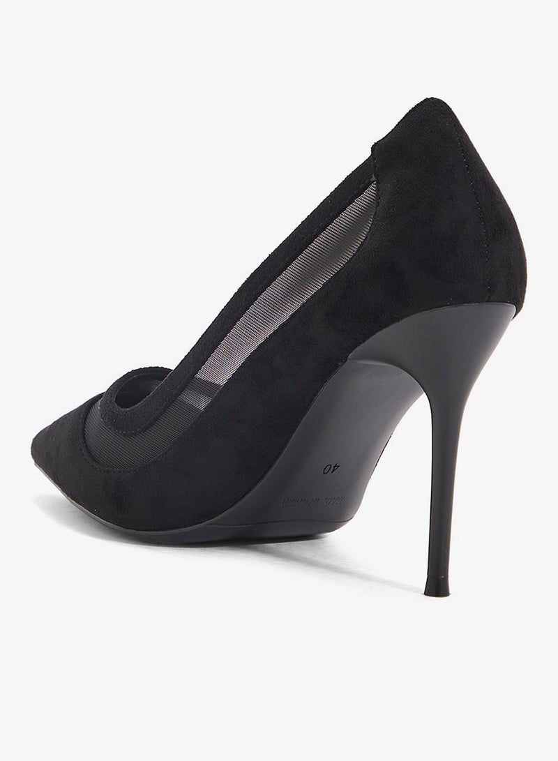 ELLA High Heeled Mesh Pump - Image 3