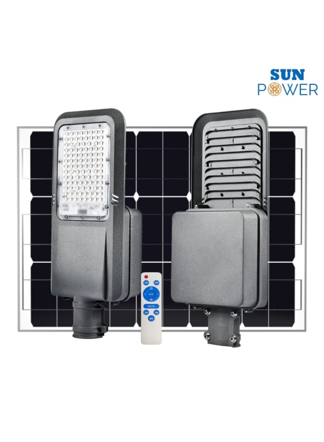 Sun Power 200W Solar LED Street Light 2*1 ALUMINIUM - Image 2
