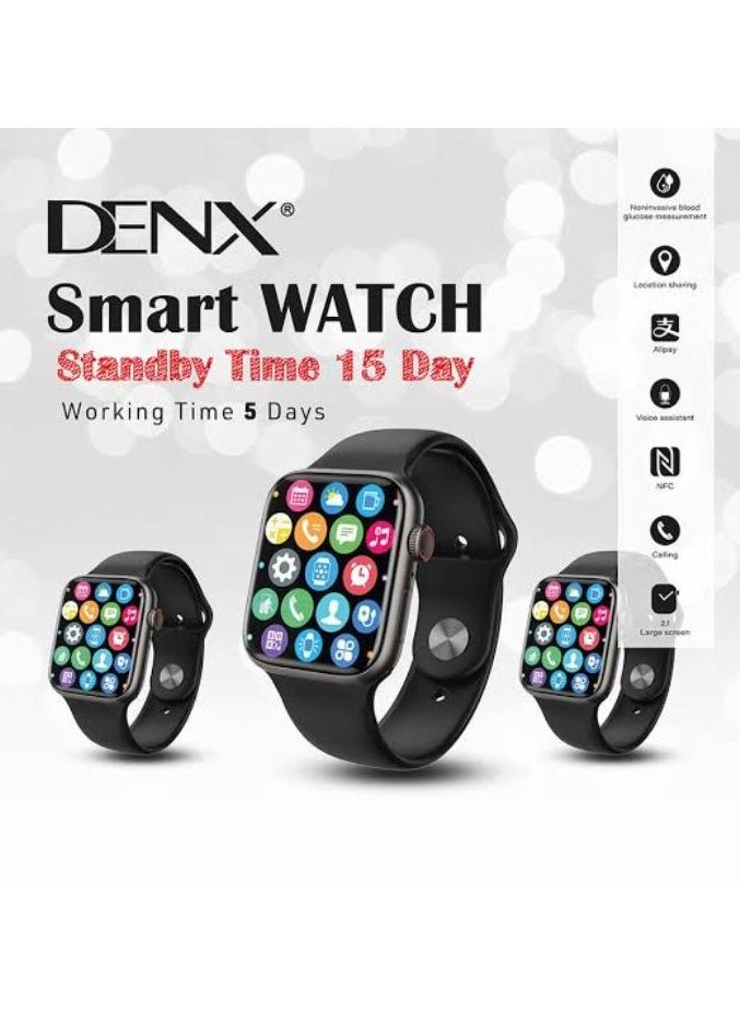 Advanced DENX DX1511 Smart Watch: Long Standby, NFC, Alipay, Calling, and Intuitive Interface in a Sleek, Durable Design