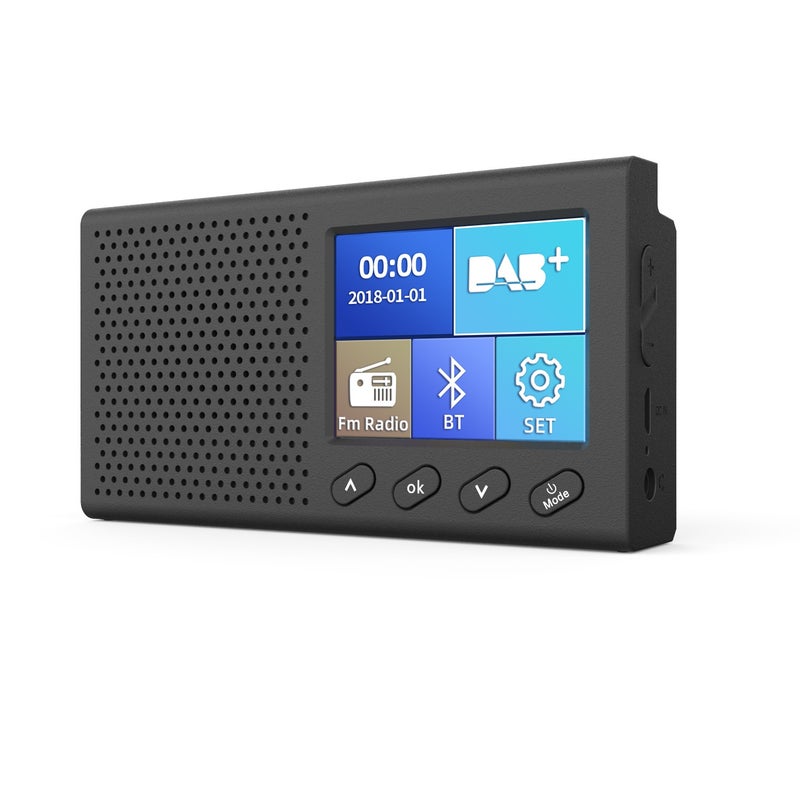 DAB Digital Radio Multi-functional Portable Radio 2.4’ Colour Screen Graphic Display DAB-PC1 BT Stereo Rechargeable Personal Radio Australia/Europe only - Image 5