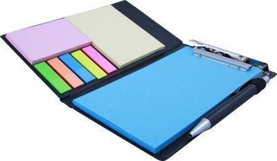 COI Memo Blue and cirmson red Note pad Organiser/memo Notebook Holder Booklet Block Notes for Making Check List for Office and Gifting Purpose with Tear Off Sheets with Free Pen (Set of 2) - Image 3
