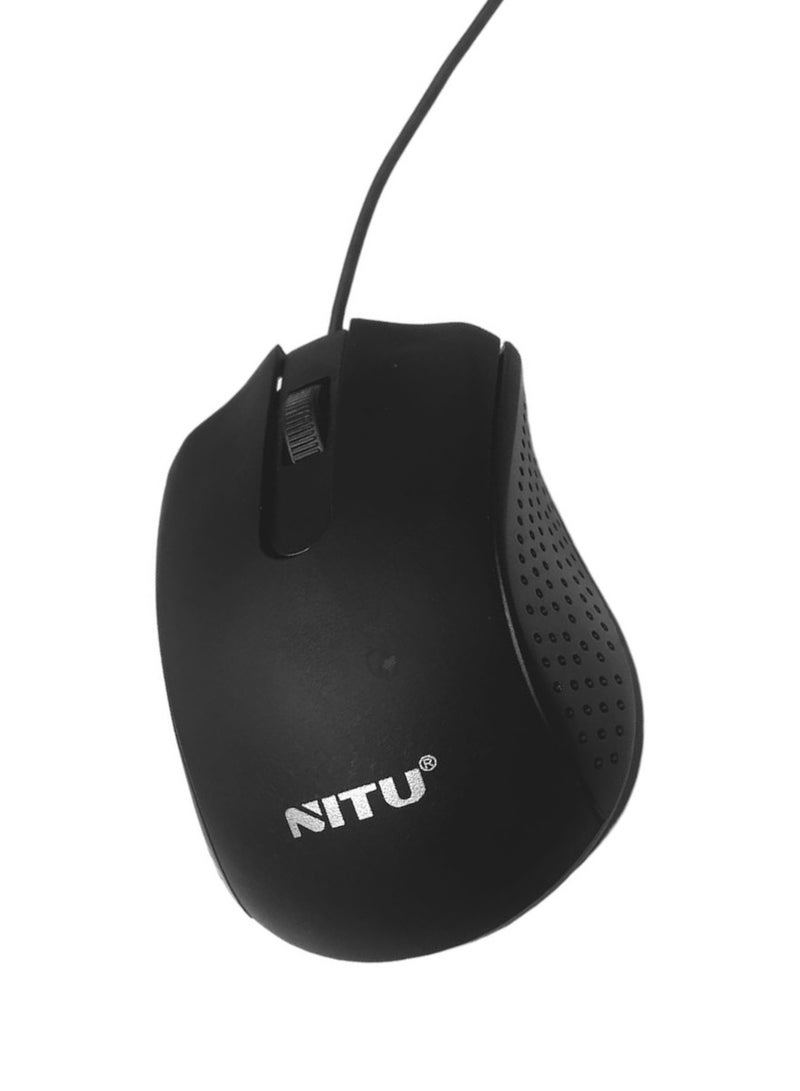 نيتو ماوس USB سلكي أسود - Image 1