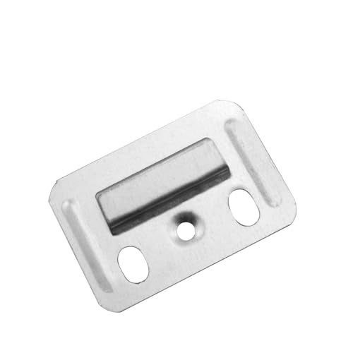 JCBIZ 50PCS PVC Buckle Stainless Steel Wall Mounting Clips Clip Fixing Plate Wall Buckle Interlocking Hanging Bracket Couch Clips Wall Panel Fixings Furniture Fixings Hanger Wall Panel Clips - Image 3