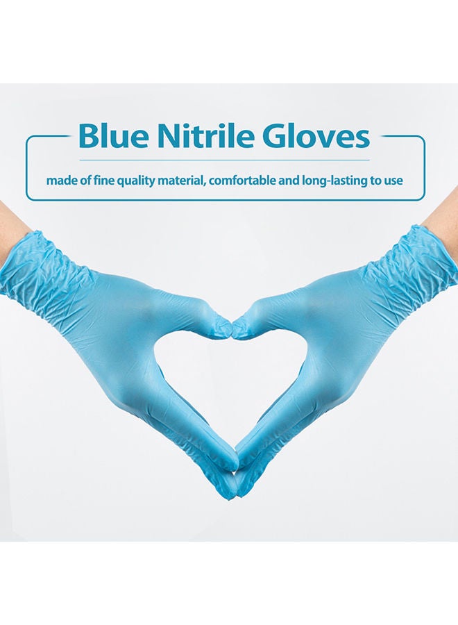 NIBEMINENT Pair Of 50 Nitrile Gloves Blue - Image 2