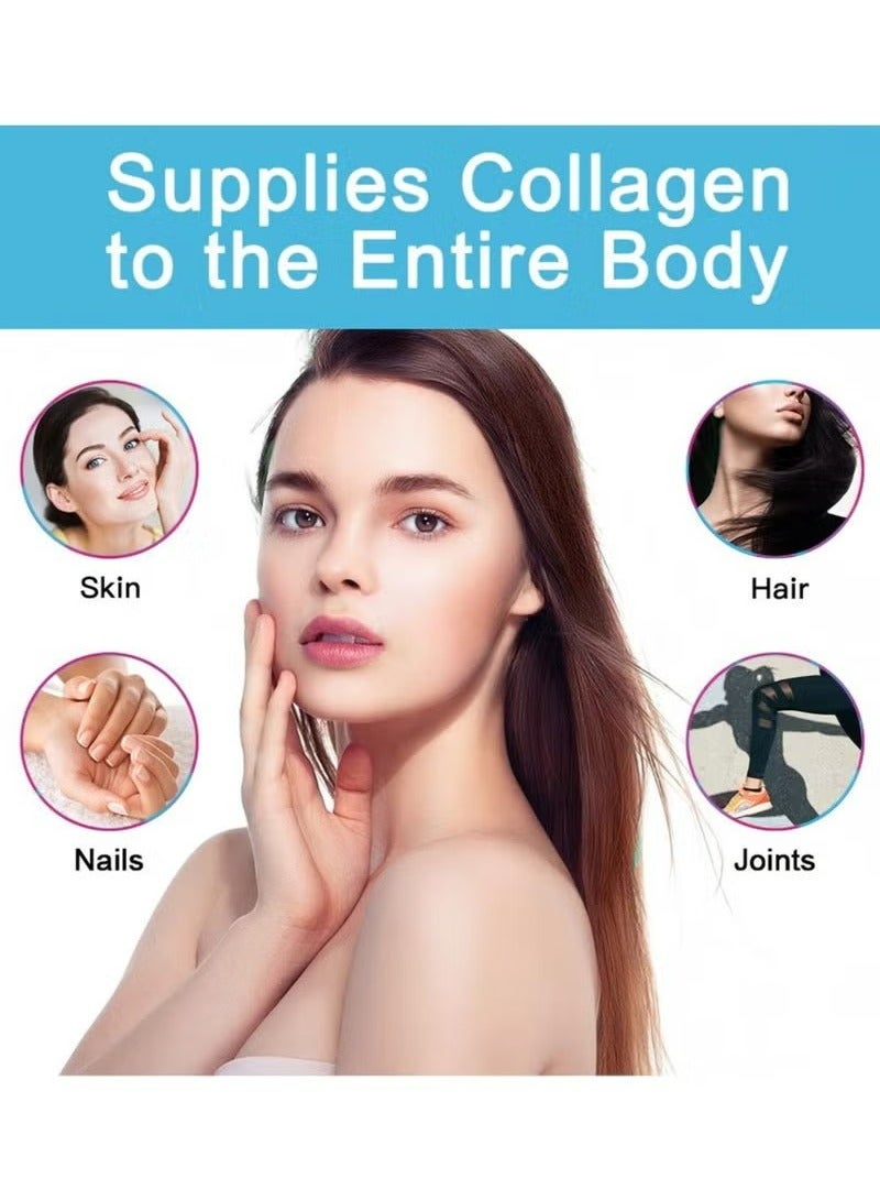 LINE ONE Beauty Hair And Nails Vitamins For Women，Collagen Up Skin Whitening ，Collagen+Vitamin C-120 Capsules - Image 4