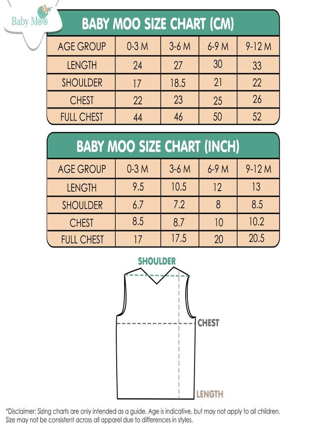 BabyMoo Solid Front Button Cotton Jhablas - Pack of 5, Pink and Multicolour, Cotton, Newborn Size, for Baby Boys and Girls, Sleeveless Vests Age 0-3 Months - Image 2