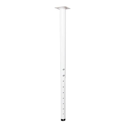 Jahof Adjustable Table Legs 22-36 inch (55-90 cm), Ø42/38 mm (1, White) - Image 1