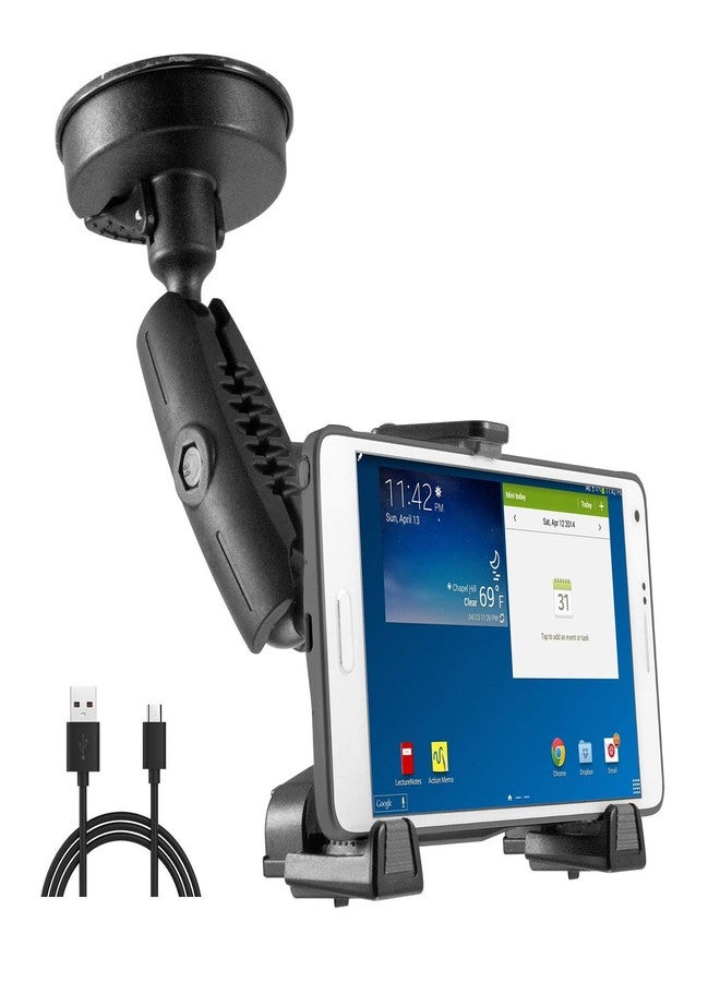iBOLT xProDock NFC Bizmount - Phone Holder/Mount with Heavy Duty Suction Cup Base and 2m microUSB Cable- for Your Windshield, Dashboard - for Telematic Commuters, Fleets, Cars, Large Trucks, Vans - Image 1