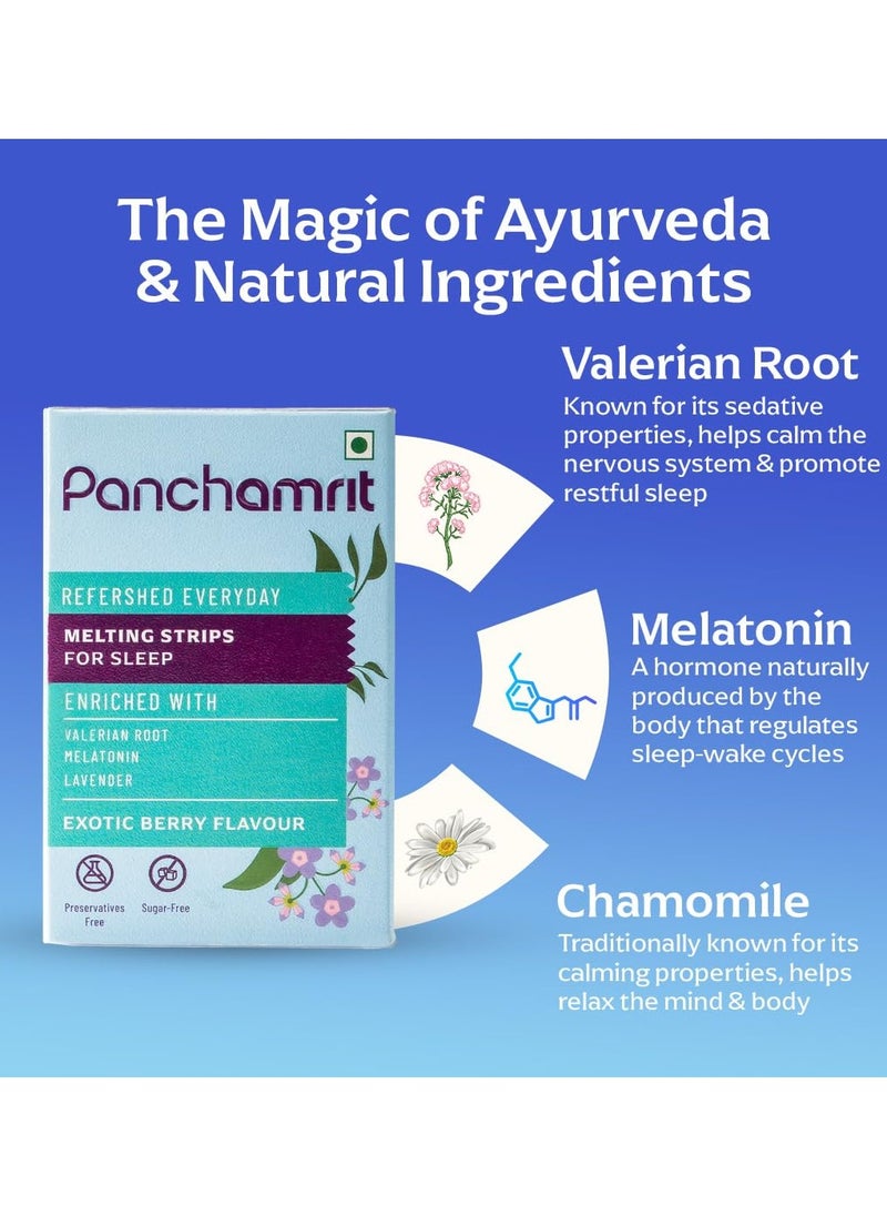 Panchamrit - Panchamrit Strips for Sleep 30 Strips - Image 1