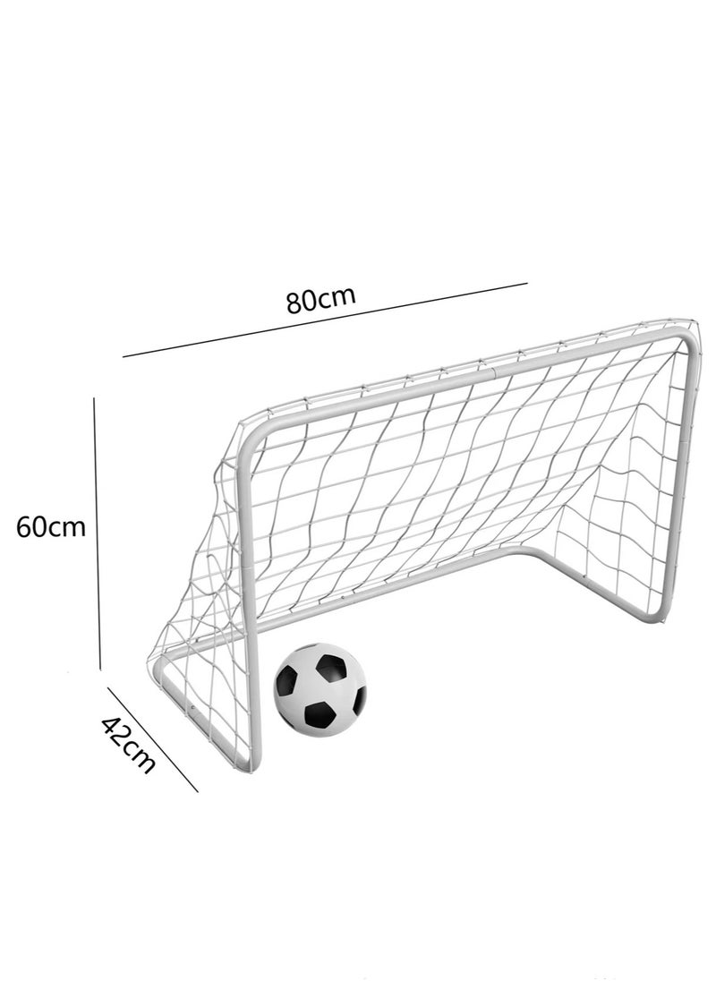 JoyousSto Sports Mini Soccer Goal Set,Indoor Mini Net + FootBall Set with Pump +4 football jerseys + whistle + scoreboard - Portable Folding Football Goal Set for Kids,Kids Soccer Goals for The Garden/Indoor/Outdoors Soccer Toy 80*60CM  - Image 4