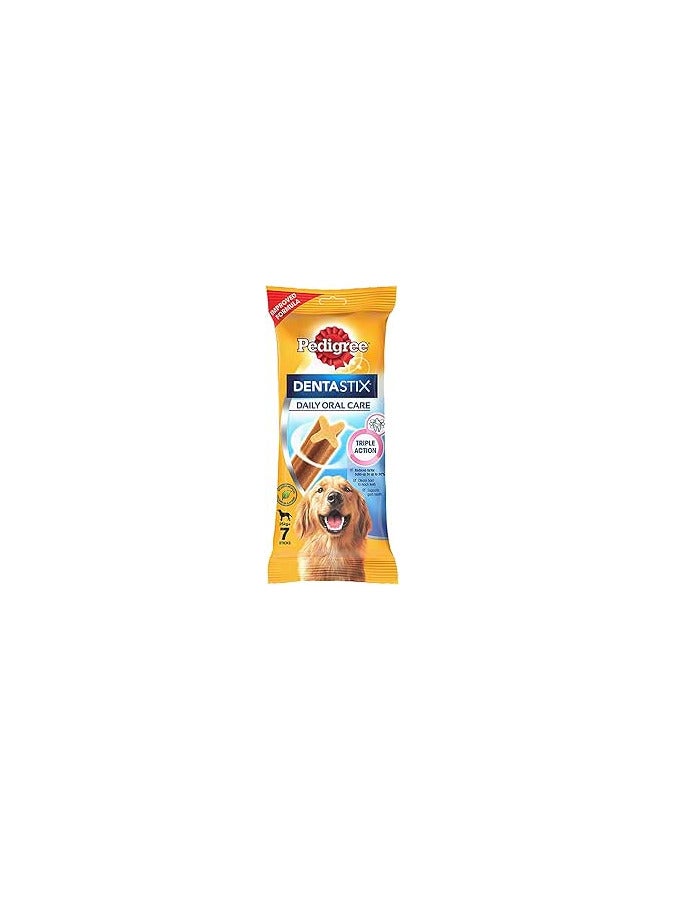 مكافآت Pedigree Dentastix للكلاب البالغة - للسلالات الكبيرة - 7 قطع