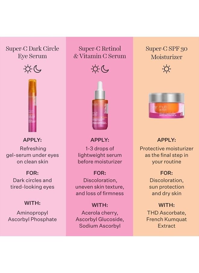 Strivectin - Super-C Dark Circle Brightening Eye Serum, Lightweight Gel Serum, Visibly Brightens and Corrects Dark Circles - Image 1