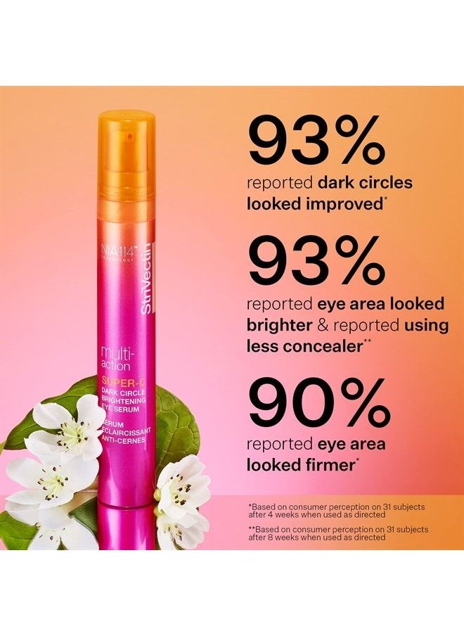 Strivectin - Super-C Dark Circle Brightening Eye Serum, Lightweight Gel Serum, Visibly Brightens and Corrects Dark Circles - Image 1