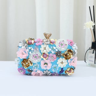 Cross-border Hot-selling Womens Bag Flower Evening Bag Fashion Banquet Wedding Bag Womens Bag Niche High-end Handbag Blue-Single Drill Clip - pzsku/ZA062222DACD91CD095AEZ/45/_/1742331329/811f76a9-d6e0-4179-87f2-8be1f4fc4017