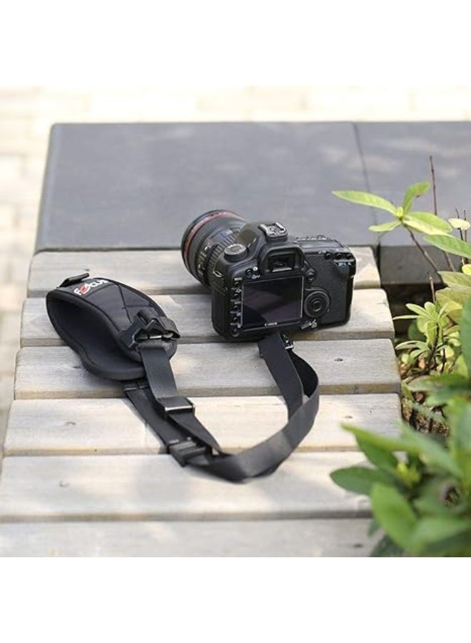 فوكس حزام كتف سريع مضاد للانزلاق Syga Focus F-1 لحمل الكاميرا SLR و DSLR باللون الأسود - Image 3