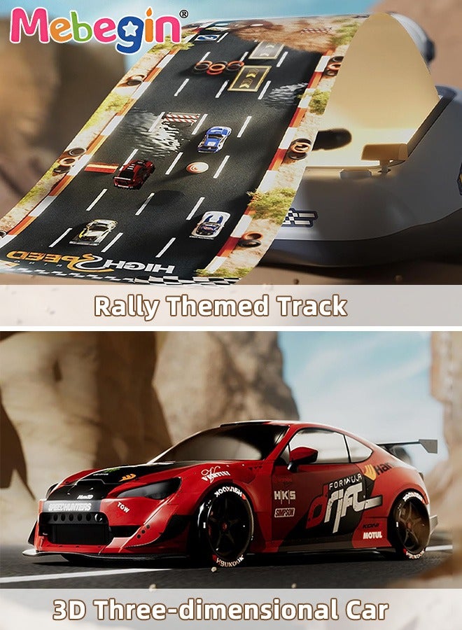 MEBEGIN Car Racing Adventure Toy with Steering Wheel and Timer, Cool Steering Wheel Toy with Light, Music and Sound Effect, Interactive Simulation Racing Game Toy, Simulated Driving Car Racing Games, Ideal Gift for Kids, 23*38*25cm - Image 4