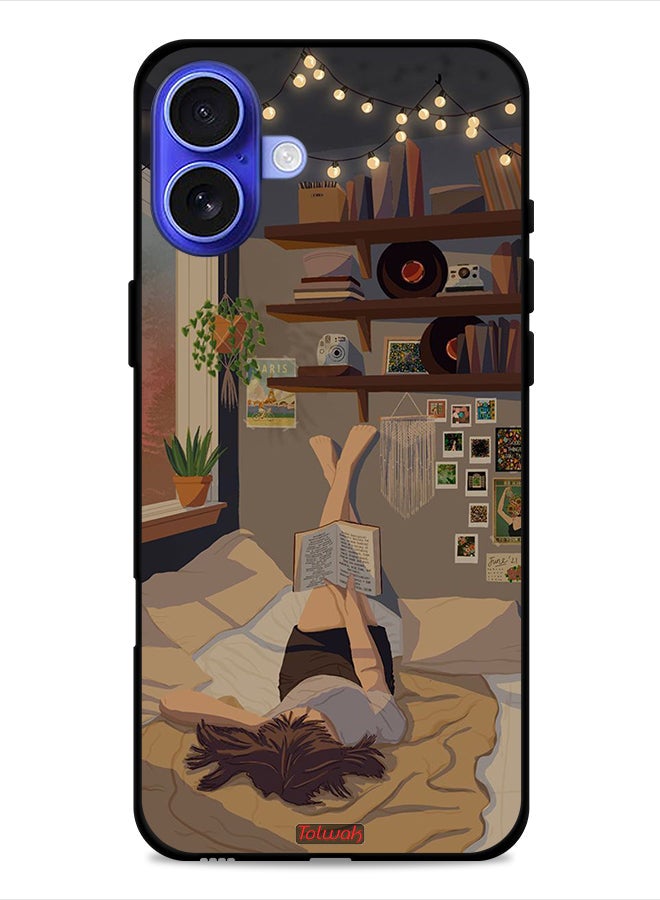 Tolwak Apple iPhone 16 Plus Protective Case Cover Studying Art - Image 1