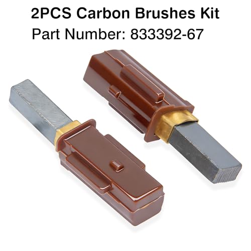 Lidajida Carbon Brush Replacement 833392-67 3339211 33392-11, Vacuum Motor Carbon Brushes for Ametek Lamb 115923 116471 116472 116472-00 116472-13 116472-18 116472-29 116472-39 116474 116763-2 Pack - Image 2