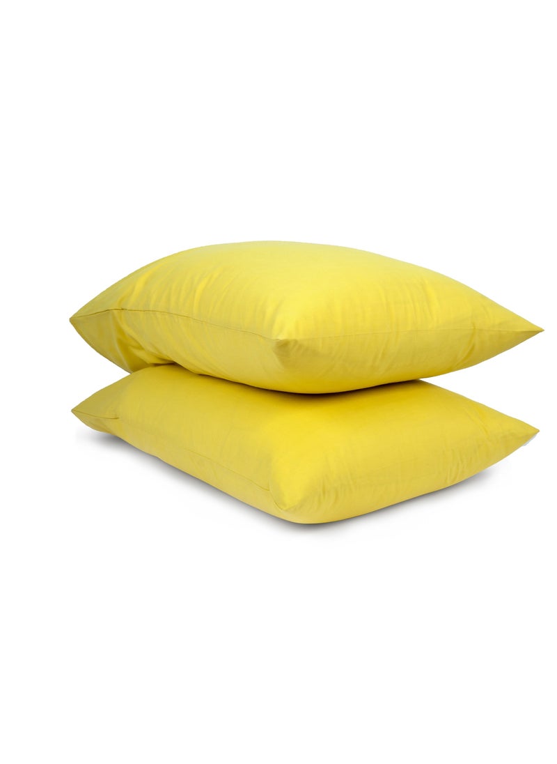 Home of linens طقم أغطية وسائد قطنية ليموني 50×70  - Image 3