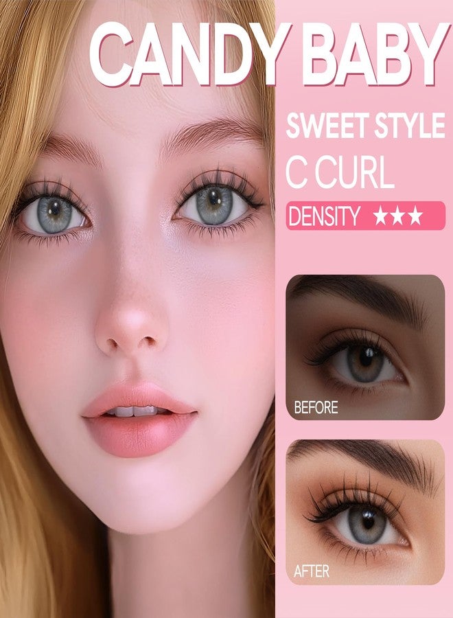 MLEN DIARY Natural Lash Extension Kit 105Pcs Cluster Lashes 10-13MM Wispy Eyelash Extensions Individual Lashes Kit with Lash Bond and Remover Tweezers DIY at Home by MLEN DIARY(Candy Style) - Image 5