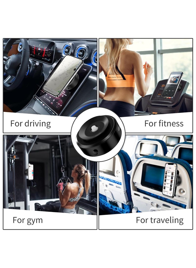 GUDOO Car Phone Holder,Double Sided Magnet Phone Holder for Car,Double Sided Phone Suction Mount,Magnetic Phone Holder,Compatible with iPhone and Android - Image 2