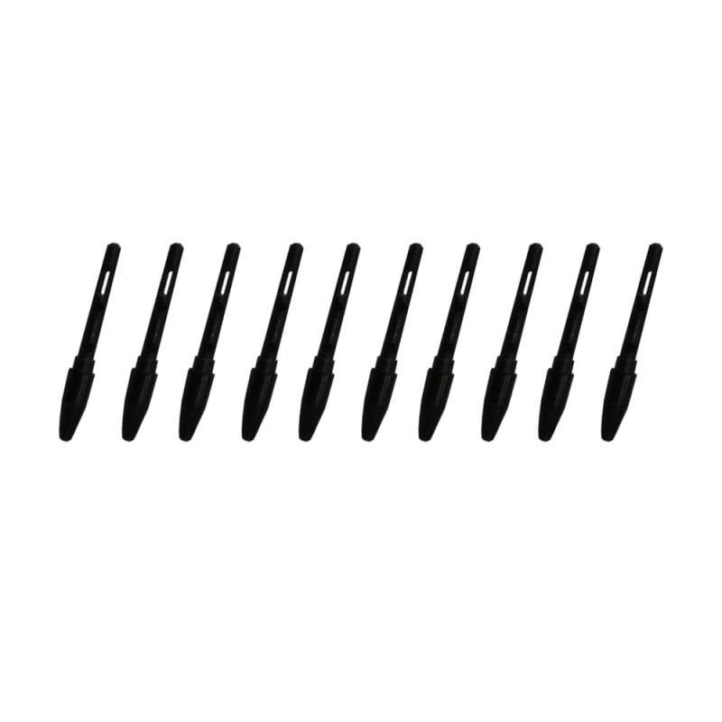Stylus Nibs 10 Pcs Black High Quality Durable Plastic - Easy To Replace Drawing Nibs for Huion PEN68/PEN80 Stylus Graphic Tablet Artists - Image 4