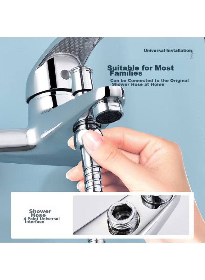 Larsd Shower Faucet Mixer Valve Set, Bathroom Cold And Hot Three-way Shower Switch, Bathtub Mixer Faucet Ld10203 - Image 5