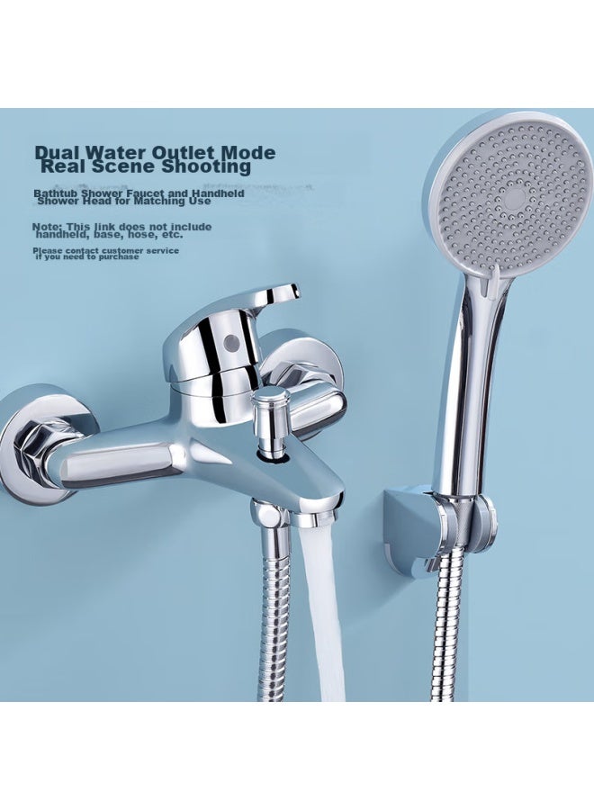 Larsd Shower Faucet Mixer Valve Set, Bathroom Cold And Hot Three-way Shower Switch, Bathtub Mixer Faucet Ld10203 - Image 1