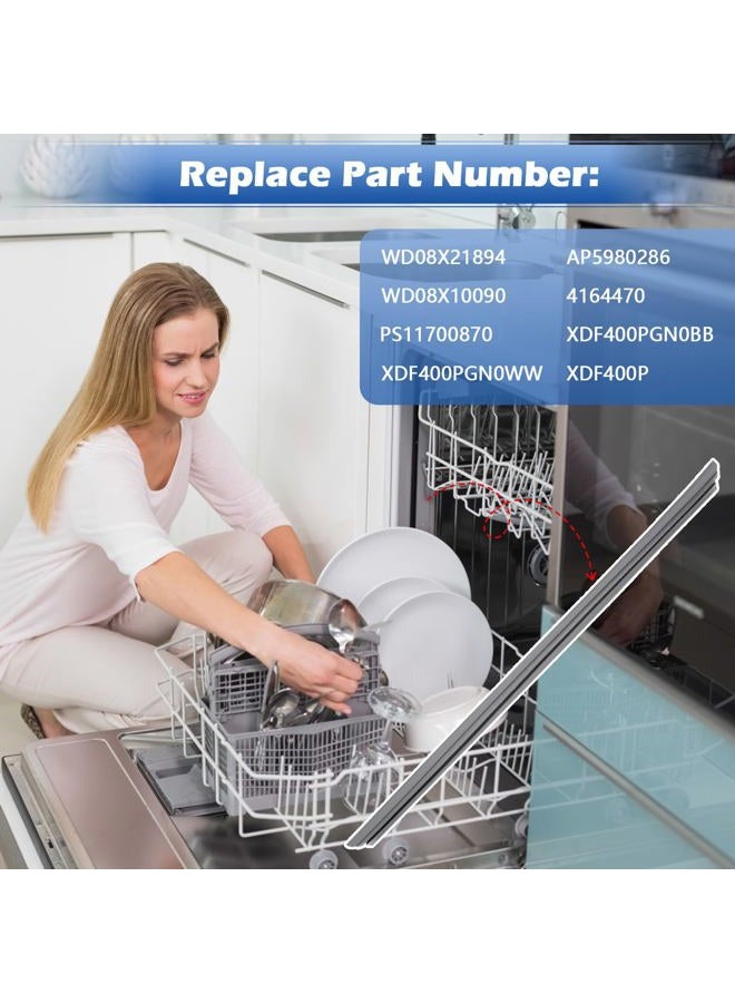 Earthtec WD08X21894 Dishwasher Plastic Door Gasket WD08X10090 for General Electric Genuine OEM - Image 3