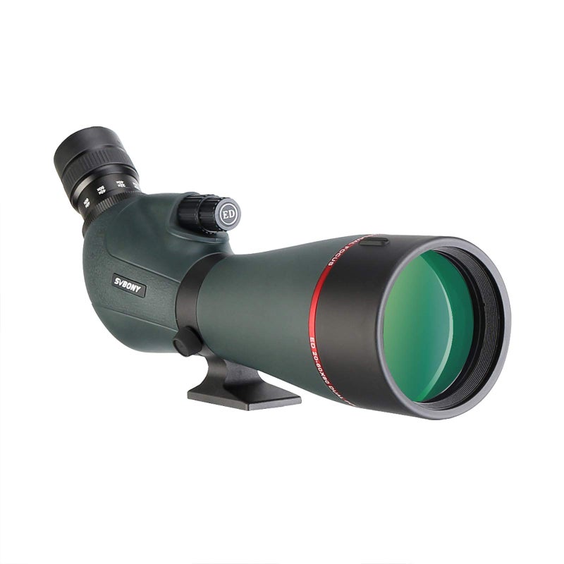 SVBONY Svbony SV406P ED Spotting Scopes, 20-60X80mm 1.25” Zoom Spotting Scopes with Dual Focus FMC BAK4, Spotting Scope for Birders Birding Wildlife Casual Astronomy Photography  - Image 1