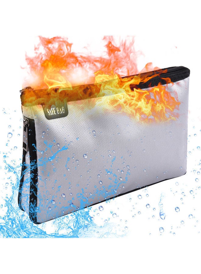 نيبمينينت مجلد مستندات مقاوم للحريق فضي - Image 4