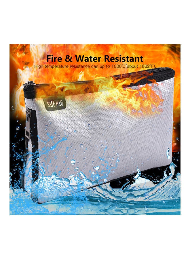 نيبمينينت مجلد مستندات مقاوم للحريق فضي - Image 3