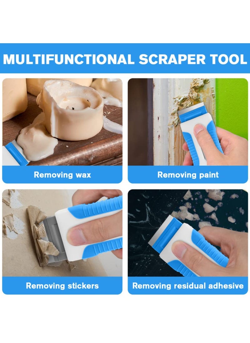 NajmStyle Razor Blade Scraper Tool with 10pcs Extra Blades, Multi-Surface Glass Stove Top Scraper for Paint, Window, Old Label, Decal Sticker, Ceramic Cooktops, Ovens  - Image 3