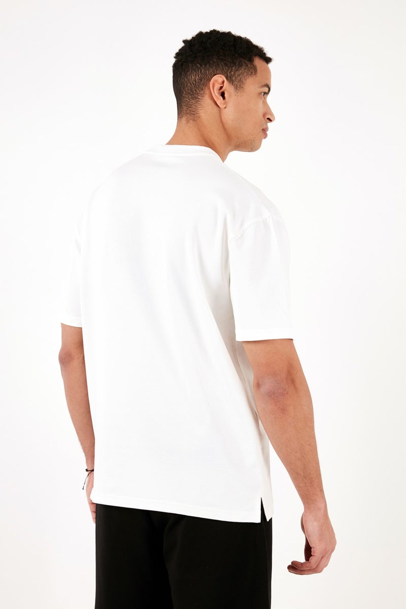 Buratti Cotton Crew Neck Relaxed Fit Basic T Shirt Men's T Shirt 5902610  - Image 3