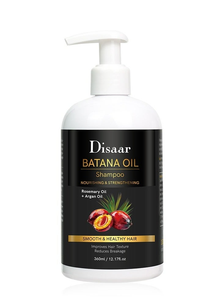 ديسار شامبو زيت باتانا المغذي والمقوي بزيت الروزماري + زيت الأرغان لشعر ناعم وصحي يحسن ملمس الشعر ويقلل من التكسر 360 مل