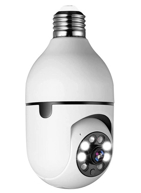 Pan Tilt Security Light Camera V380 130W dpi Smart Wireless WIFI Full Color Bulb Camera 2.4Ghz 360 Degree E27 Panoramic IP Camera