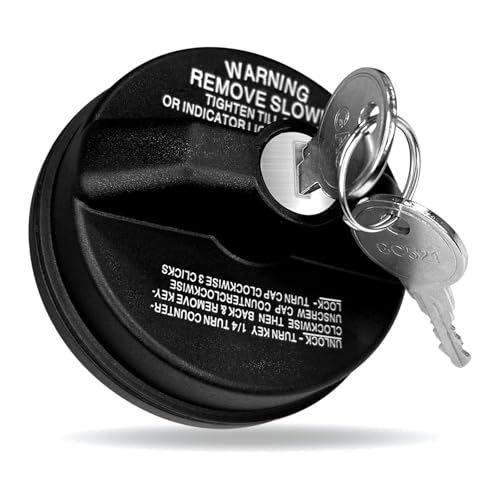 JkorkM 10504 Locking Gas Cap Fit For Toyota 19992002 20072016 Camry 19992004 20102019 Tacoma 19992002 20102019 4Runner 19992004 20072014 2016 Avalon 7730047020 - Image 1