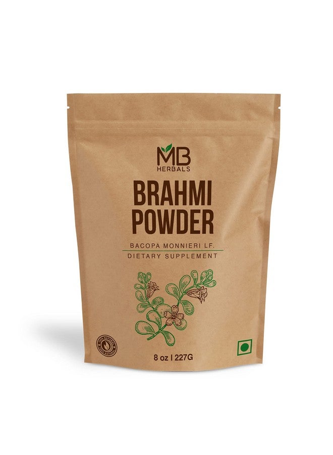 MB Herbals مسحوق براهمي النقي من MB Herbals 227 جرام | نصف باوند | مسحوق باكوبا | للعناية بالشعر - Image 1