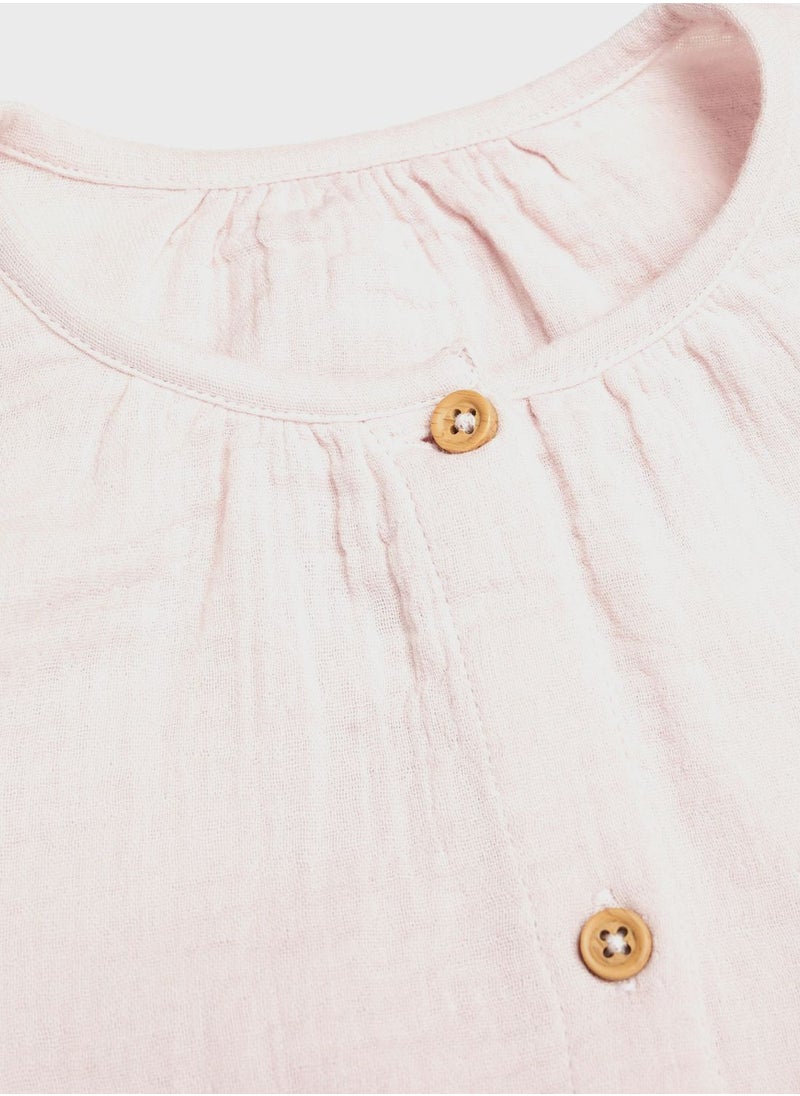MANGO - Infant Embroidered Top - Image 1