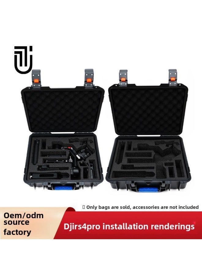 For DJI RS 4 Pro Handheld SLR PTZ Stabilizer Explosion-proof Box ABS Safe Storage Box-Color:Suitable For Rs 4 Pro Photography Gimbal Explosion-proof Box-Size:41*33.5*13cm (please Contact Customer Service For Customization)  - Image 4