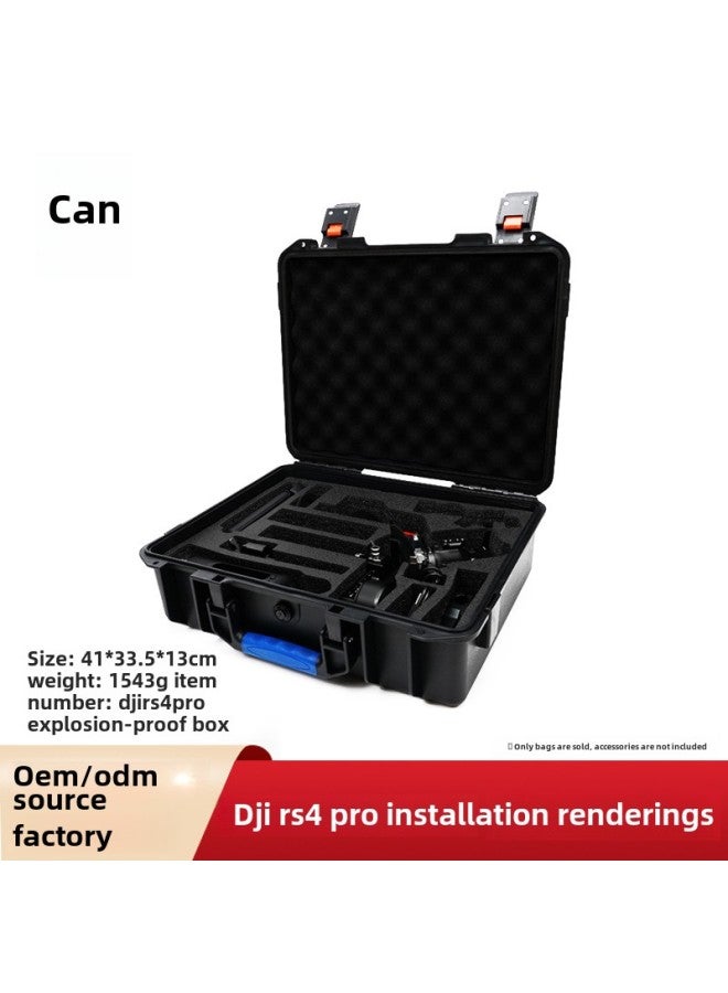 For DJI RS 4 Pro Handheld SLR PTZ Stabilizer Explosion-proof Box ABS Safe Storage Box-Color:Suitable For Rs 4 Pro Photography Gimbal Explosion-proof Box-Size:41*33.5*13cm (please Contact Customer Service For Customization)  - Image 5