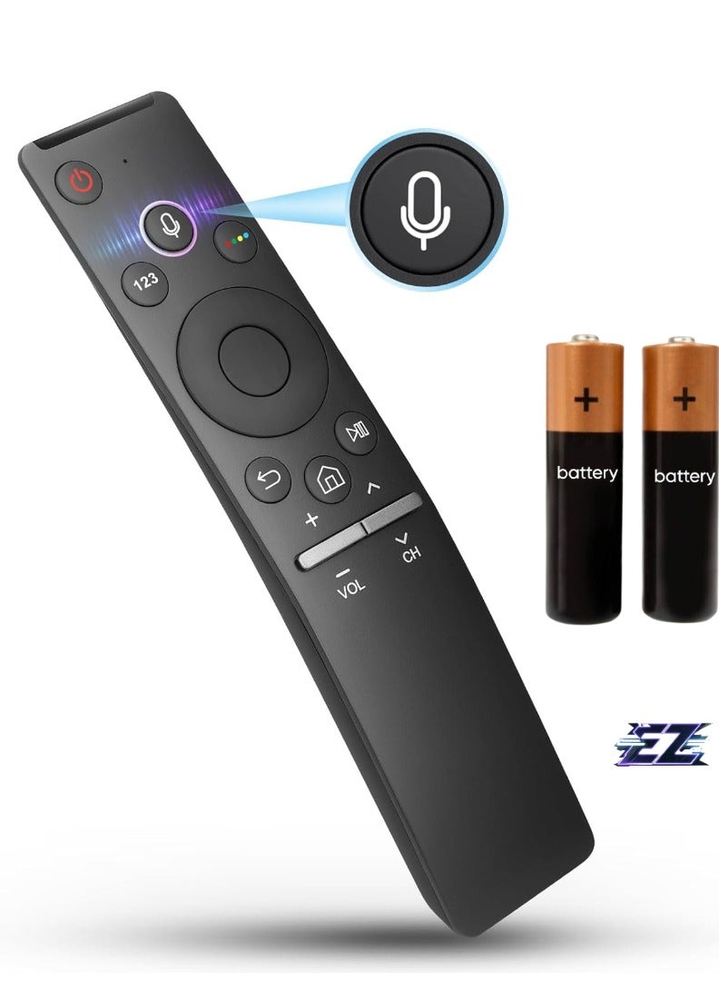 ELTRAZONE Replacement Voice Remote Control for Samsung TV, New Upgraded BN59-1266A Remote Control for Samsung Smart TV with Voice Function - With Battery - Image 1